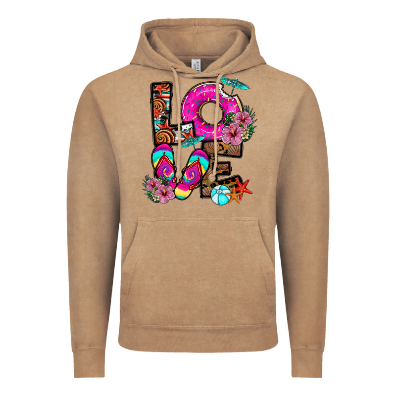 Love Summer Vintage Hoodie by CowhideDigitalArt | Teevron