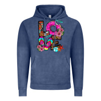 Vintage Denim Love Summer Vintage Hoodie - CowhideDigitalArt