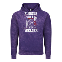 Cloud Purple welding longsleeves t shirt florida fl american welder gifts Vintage Hoodie - linhVisuals