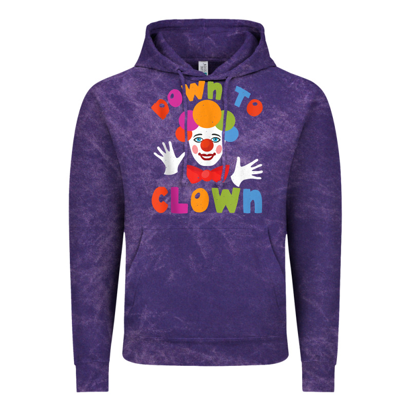 Down To Clown Funny Circus Tank Top Vintage Hoodie by linhVisuals | Teevron