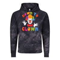 Cloud Black down to clown funny circus tank top Vintage Hoodie - linhVisuals