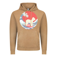 Vintage Camel bedlington terrier t  shirt bedlington terrier gifts   ocean waves sur Vintage Hoodie - linhVisuals