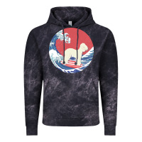 Cloud Black bedlington terrier t  shirt bedlington terrier gifts   ocean waves sur Vintage Hoodie - linhVisuals