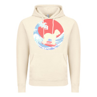 Vintage Artic bedlington terrier t  shirt bedlington terrier gifts   ocean waves sur Vintage Hoodie - linhVisuals
