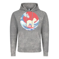 Cloud Rock bedlington terrier t  shirt bedlington terrier gifts   ocean waves sur Vintage Hoodie - linhVisuals