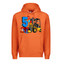 Carrot forklift birthday five Premium Hoodie - Artiststas