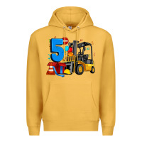Mustard forklift birthday five Premium Hoodie - Artiststas