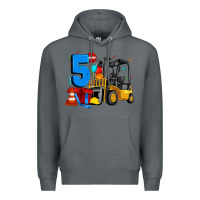 Rock forklift birthday five Premium Hoodie - Artiststas