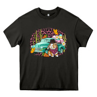 Asphalt Western rabbit Easter Day Heavy Core Tee - CowGirlArtShop