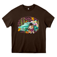 Chocolate Brown Western rabbit Easter Day Heavy Core Tee - CowGirlArtShop