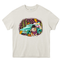 Cream Western rabbit Easter Day Heavy Core Tee - CowGirlArtShop