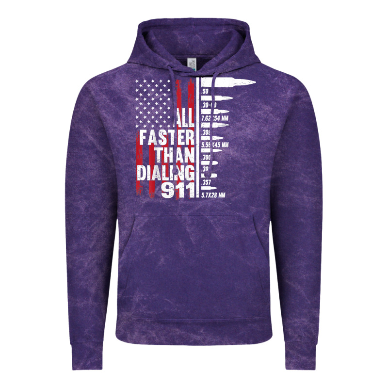 All Faster Than Dialing 911 American Flag Gun Lover For Men T Shirt Vintage Hoodie by linhVisuals | Teevron