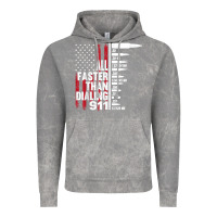 Cloud Rock all faster than dialing 911 american flag gun lover for men t shirt Vintage Hoodie - linhVisuals
