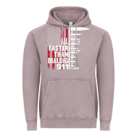 Vintage Zinc all faster than dialing 911 american flag gun lover for men t shirt Vintage Hoodie - linhVisuals