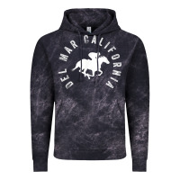 Cloud Black del mar california horse racing t shirt Vintage Hoodie - linhVisuals