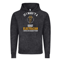 Vintage Black electrician gifts for men & funny electrical design t shirt Vintage Hoodie - linhVisuals