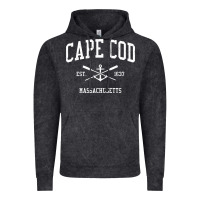 Vintage Black cape cod ma vintage crossed oars & boat anchor sports sweatshirt Vintage Hoodie - linhVisuals