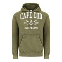 Cape Cod Ma Vintage Crossed Oars & Boat Anchor Sports Sweatshirt Vintage Hoodie | Teevron