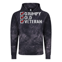 Cloud Black grumpy old veteran patriotic american military veteran t shirt Vintage Hoodie - linhVisuals