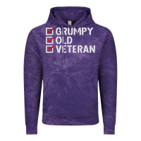 Cloud Purple grumpy old veteran patriotic american military veteran t shirt Vintage Hoodie - linhVisuals