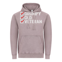 Vintage Zinc grumpy old veteran patriotic american military veteran t shirt Vintage Hoodie - linhVisuals