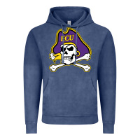 Vintage Denim The east carolina pirates Vintage Hoodie - linhVisuals