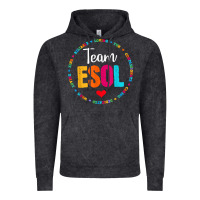 Vintage Black back to school teachers crew students   team esol teacher t shirt Vintage Hoodie - linhVisuals