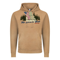 Vintage Camel fort leonard wood fort lost in the woods missouri pullover hoodie Vintage Hoodie - linhVisuals