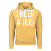 Vintage Mustard i need a hug, funny, joke, sarcastic, family t shirt Vintage Hoodie - linhVisuals