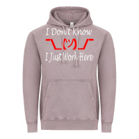 Vintage Zinc i don't know i just work here     t shirt Vintage Hoodie - linhVisuals
