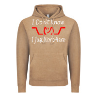 Vintage Coffee i don't know i just work here     t shirt Vintage Hoodie - linhVisuals