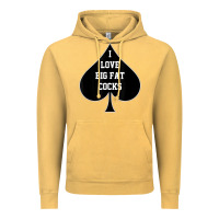 Vintage Mustard i love big fat cocks queen of spades t shirt Vintage Hoodie - linhVisuals