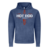 Vintage Denim hot rod garage custom retro classic car spark plug t shirt Vintage Hoodie - linhVisuals
