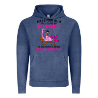 Vintage Denim let me pour you a tall glass of get over it flamingo t shirt Vintage Hoodie - linhVisuals
