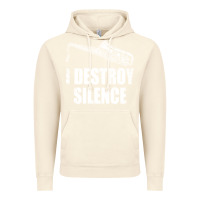 Vintage Artic Saxophone I Destroy Silence Saxophonist | For Musicians Vintage Hoodie - linhVisuals