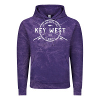 Cloud Purple key west fl vintage crossed fishing rods t shirt Vintage Hoodie - linhVisuals