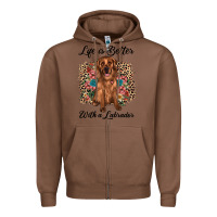 Chestnut life is better with a labrador Zipper Hoodie - JahusDesignShop