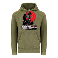 Vintage Olive jdm nsx car tuning japan samurai drift import pullover hoodie Vintage Hoodie - linhVisuals