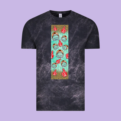 American Football With Lightning Bolt  Pen Wrap Vintage Tee Designed By Bundleandbundleshop