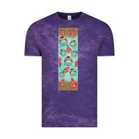 Cloud Purple american football with lightning bolt  pen wrap Vintage Tee - BundleAndBundleShop