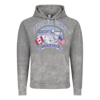 Cloud Rock americana niagara falls scene canada america flags sweatshirt Vintage Hoodie - linhVisuals
