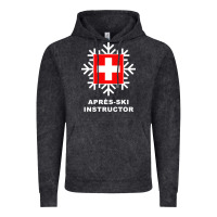 Vintage Black après ski instructor sweatshirt Vintage Hoodie - linhVisuals