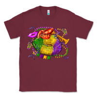 Burgundy mardi gras lips olivia Classic Tee - OliviaCreatesArt