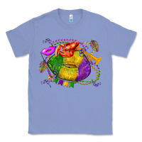 Colony Blue mardi gras lips olivia Classic Tee - OliviaCreatesArt