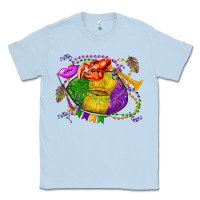 Dusty Blue mardi gras lips olivia Classic Tee - OliviaCreatesArt