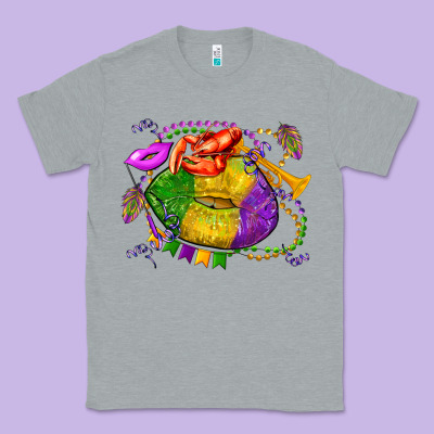 Mardi Gras Lips Olivia Classic Tee Designed By Oliviacreatesart