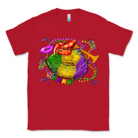 Red mardi gras lips olivia Classic Tee - OliviaCreatesArt