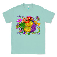 Seafoam mardi gras lips olivia Classic Tee - OliviaCreatesArt