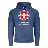 Vintage Denim après ski instructor sweatshirt Vintage Hoodie - linhVisuals