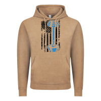 Vintage Coffee american flag gym and fitness  weight lifting gift t shirt Vintage Hoodie - linhVisuals